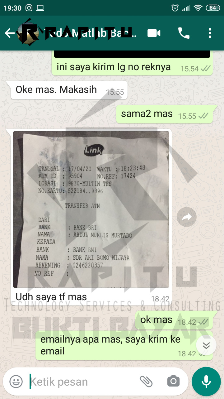 Bukti Bayar Jasa Skripsi Bogor