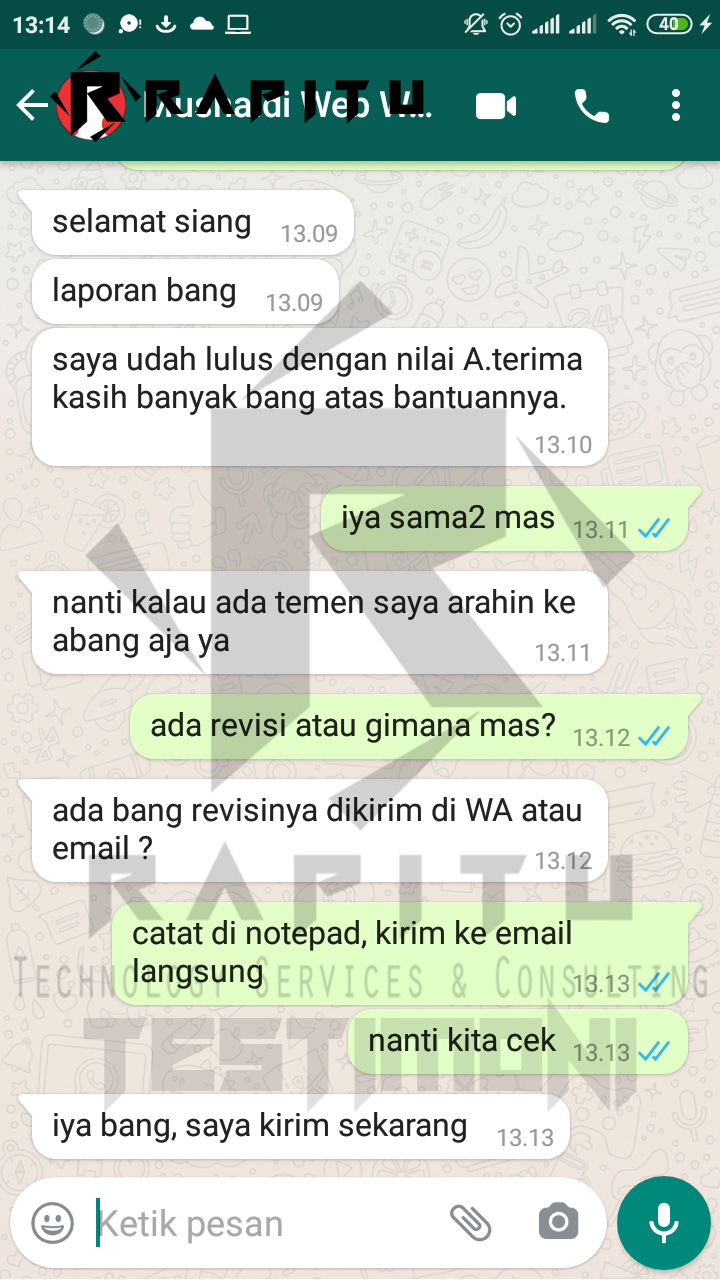 Testimoni Skripsi Informasi Website Jakarta