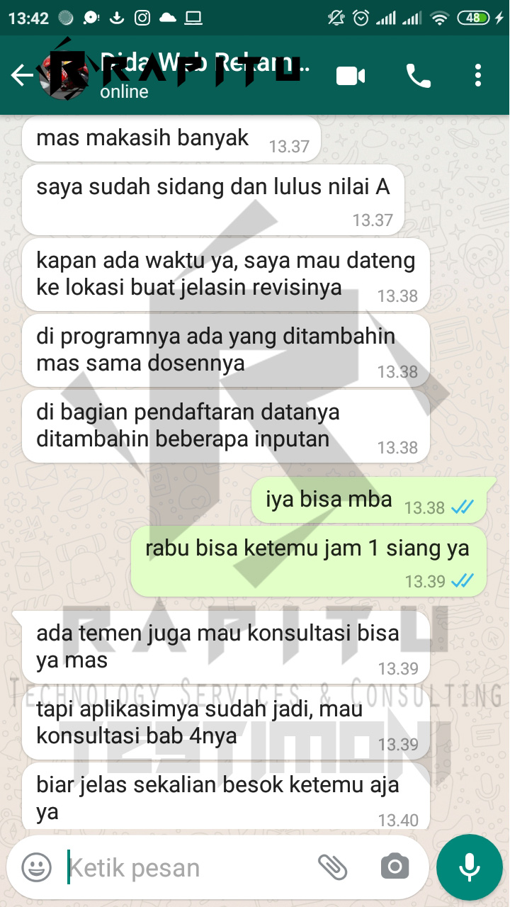 Testimoni Skripsi Sistem Rekam Medis Jakarta