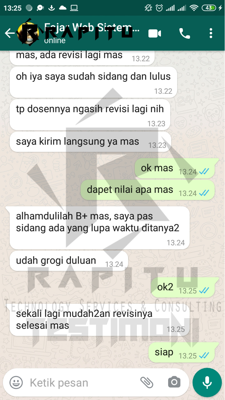 Testimoni Web Sistem Informasi Depok