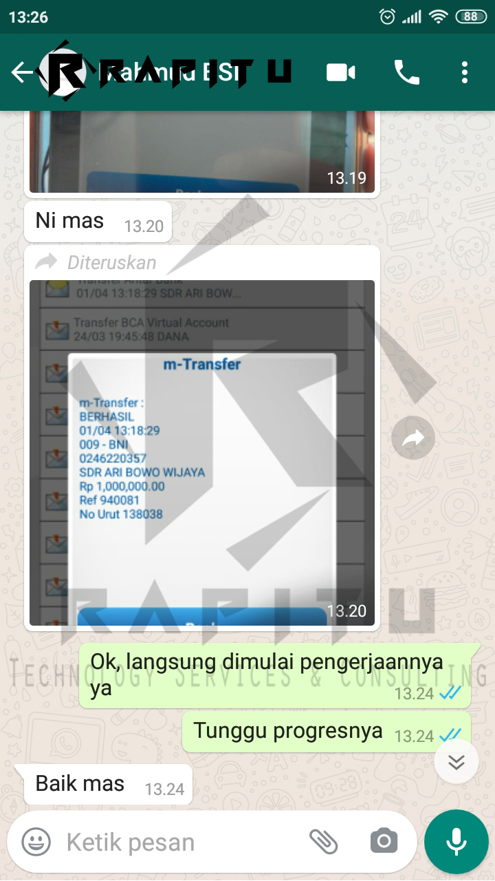 Testimoni dan Bukti Bayar Skripsi Banjarmasin