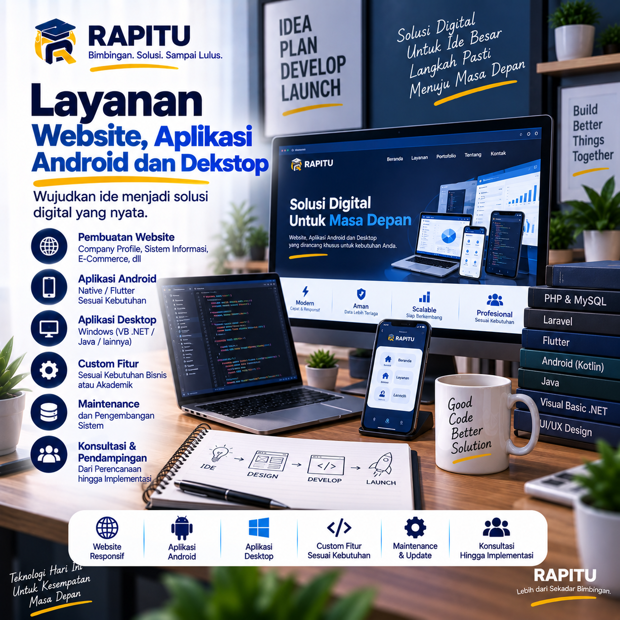 Layanan Website, Aplikasi dan Dektop Untuk Skripsi