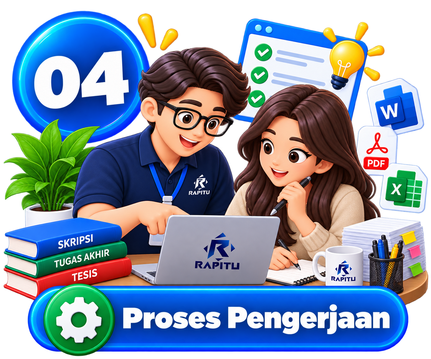Tahap 4 Cara Order dan Pembayaran Skripsi Rapitu