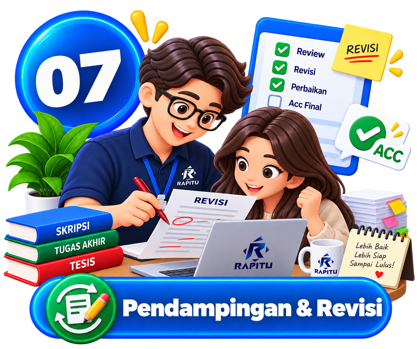 Tahap 7 Cara Order dan Pembayaran Skripsi Rapitu